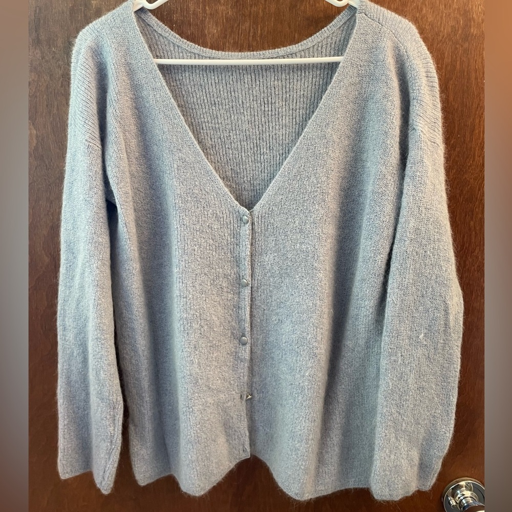 Sezane Barry light blue size small
